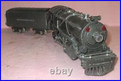 Lionel Prewar 249E Steam Engine Gunmetal with 2265T Tender TESTED & NICE