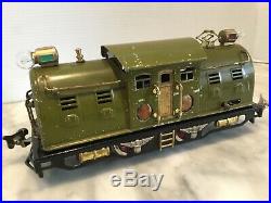 Lionel Prewar # 254e Olive Electric Locomotive -run