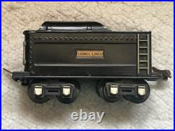 Lionel Prewar 259E Locomotive & Tender 3-Car Passenger Set Misspelled O-GUAGE