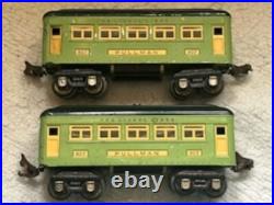 Lionel Prewar 259E Locomotive & Tender 3-Car Passenger Set Misspelled O-GUAGE