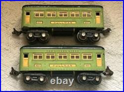 Lionel Prewar 259E Locomotive & Tender 3-Car Passenger Set Misspelled O-GUAGE