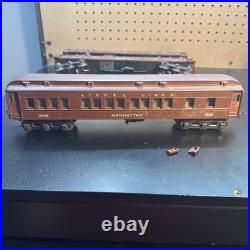 Lionel Prewar 2623 Manhattan 3 Passenger Cars Madison-Type /22 Train Cars