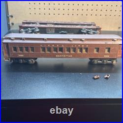 Lionel Prewar 2623 Manhattan 3 Passenger Cars Madison-Type /22 Train Cars