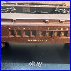 Lionel Prewar 2623 Manhattan 3 Passenger Cars Madison-Type /22 Train Cars
