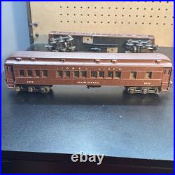 Lionel Prewar 2623 Manhattan 3 Passenger Cars Madison-Type /22 Train Cars