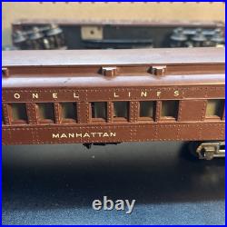 Lionel Prewar 2623 Manhattan 3 Passenger Cars Madison-Type /22 Train Cars