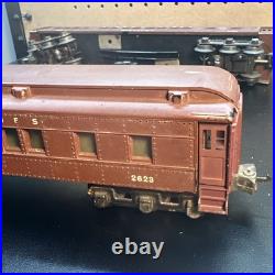 Lionel Prewar 2623 Manhattan 3 Passenger Cars Madison-Type /22 Train Cars