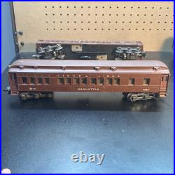 Lionel Prewar 2623 Manhattan 3 Passenger Cars Madison-Type /22 Train Cars