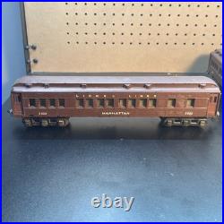 Lionel Prewar 2623 Manhattan 3 Passenger Cars Madison-Type /22 Train Cars