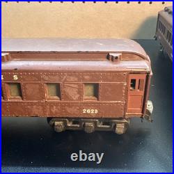 Lionel Prewar 2623 Manhattan 3 Passenger Cars Madison-Type /22 Train Cars