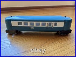 Lionel Prewar 265E Blue Streak Steam Engine And Passenger Cars 618,619 and 637