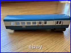 Lionel Prewar 265E Blue Streak Steam Engine And Passenger Cars 618,619 and 637