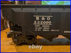 Lionel Prewar 2956 Die Cast Quad Hopper With Original Trucks Excellent Lionel Prewar 2956 Die Cast Quad Hopper With Original Trucks Excellent