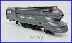 Lionel Prewar 2-4-2 Gunmetal Gray Torpedo Steam Locomotive 1688 with Tender Tested