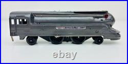 Lionel Prewar 2-4-2 Gunmetal Gray Torpedo Steam Locomotive 1688 with Tender Tested