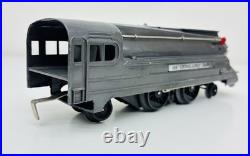 Lionel Prewar 2-4-2 Gunmetal Gray Torpedo Steam Locomotive 1688 with Tender Tested