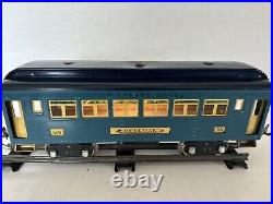 Lionel Prewar 309 St. Gauge 2-tone Blue Lighted Pullman Car-restored