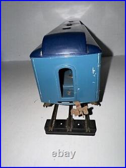 Lionel Prewar 309 St. Gauge 2-tone Blue Lighted Pullman Car-restored
