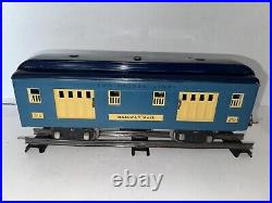 Lionel Prewar 310 St. Gauge 2-tone Blue Lighted Railway Mail Car-restored