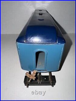 Lionel Prewar 310 St. Gauge 2-tone Blue Lighted Railway Mail Car-restored