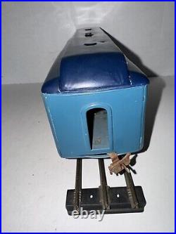 Lionel Prewar 310 St. Gauge 2-tone Blue Lighted Railway Mail Car-restored