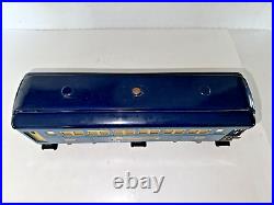 Lionel Prewar 312 St. Gauge 2-tone Blue Lighted Observation Pass. Car-restored