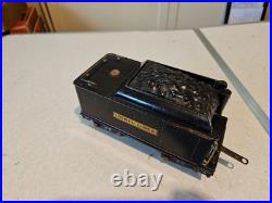 Lionel Prewar 384t/392t Black Standard Gauge Tender 1933 Original