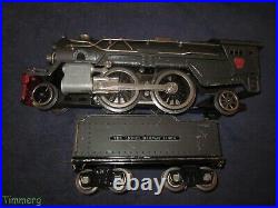 Lionel Prewar 385E Standard Gauge Steam Locomotive & 385W Original Nice