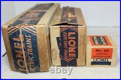Lionel Prewar 385TW 1936 Separate Sale Whistling Tender Boxes 385W 66