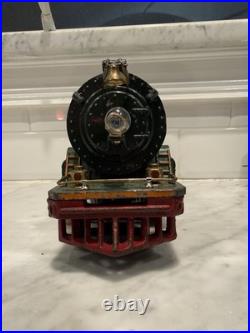 Lionel Prewar 390E Standard Gauge Green 2-4-2 Engine and Tender All Original