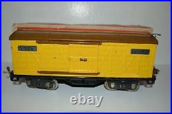 Lionel Prewar 514 Standard Gauge Train Box Car Nickel Trim Original Box Freight