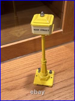 Lionel Prewar 57 Yellow Boulavard Lamp Post All Original Nice! Tested