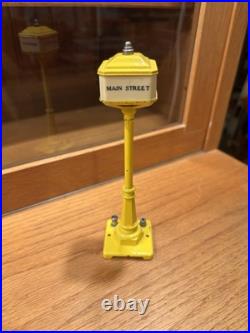 Lionel Prewar 57 Yellow Boulavard Lamp Post All Original Nice! Tested
