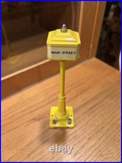Lionel Prewar 57 Yellow Boulavard Lamp Post All Original Nice! Tested