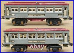 Lionel Prewar 601/602/600 Gray Tinplate Passenger 3-Car Set O-Gauge