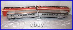 Lionel Prewar 618 619 Chrome Passenger Cars for Silver Streak Set! VERY CLEAN