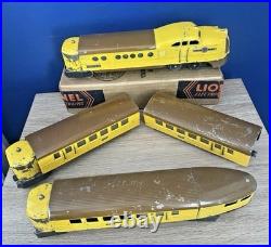 Lionel Prewar 636 W. Original Set. 1930's. O gauge. Union Pacific City of Denver