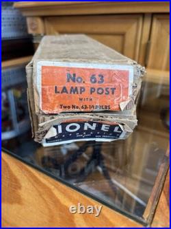 Lionel Prewar 63 Lamp Post Box Only