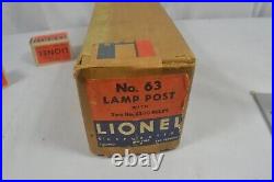 Lionel Prewar 63 Lamp Post, Ln-boxed