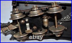 Lionel Prewar #763E & 2226W Diecast Tender Black 1937-42 Needs Work WITH Parts