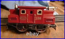 Lionel Prewar Antique 100 year old 150 engine refurbished, serviced-video running