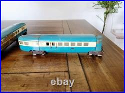 Lionel Prewar Blue Streak Passenger Set 265E 265WX 617 618 619 for Restoration