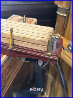 Lionel Prewar Boxed 811 Flat Car Early Maroon with Wood! Nice 1 Owner