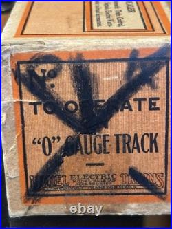 Lionel Prewar Boxed 811 Flat Car Early Maroon with Wood! Nice 1 Owner