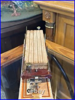 Lionel Prewar Boxed 811 Flat Car Early Maroon with Wood! Nice 1 Owner