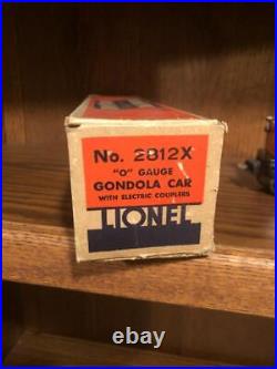 Lionel Prewar Burnt Orange 2812x Gondola With Odd Barrels Ex/ob. M7