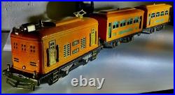 Lionel Prewar Electric # 248 Locomotive With 629 And 630 Cars Untested