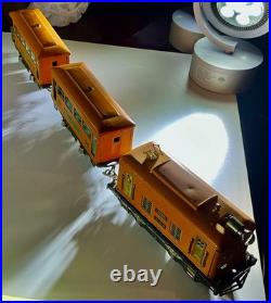 Lionel Prewar Electric # 248 Locomotive With 629 And 630 Cars Untested