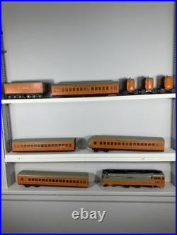 Lionel Prewar Hiawatha Passenger Train Set 752E 782 783 784 Orange MilwaukeeRoad
