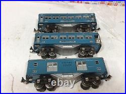 Lionel Prewar Metal Set 258 and 3 Passenger Car